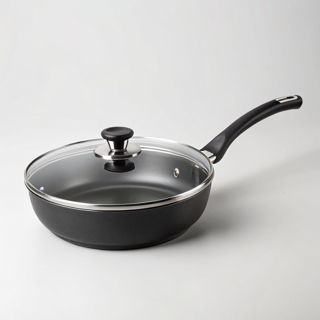 Nonstick Saute Pan with Lid, 5-Quart