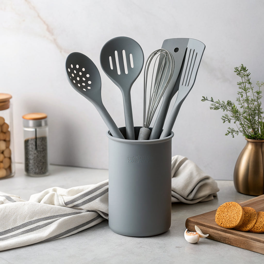 Silicone Kitchen Utensil Set, 5-Piece