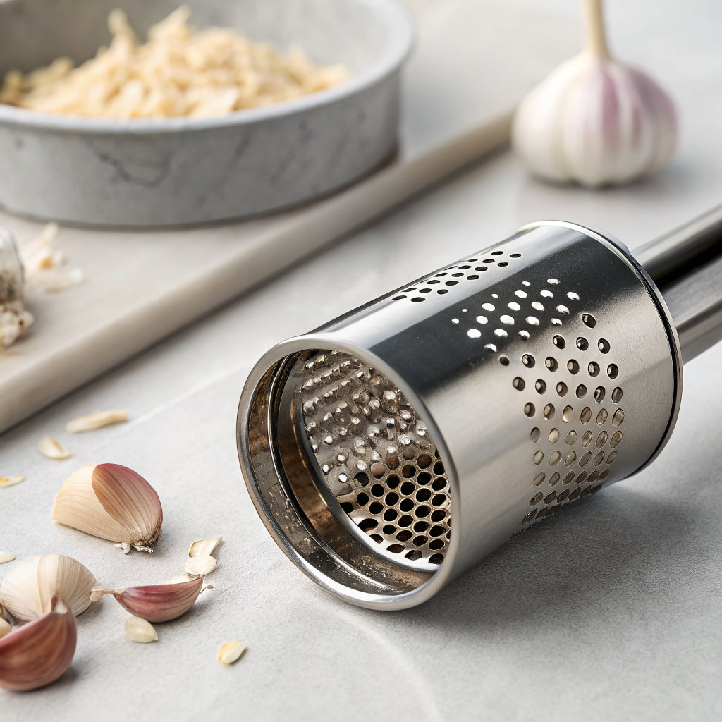 Stainless Steel Garlic Press