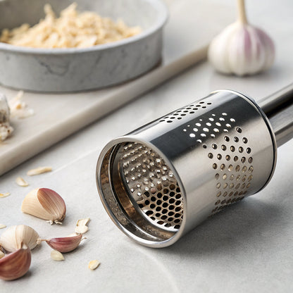 Stainless Steel Garlic Press